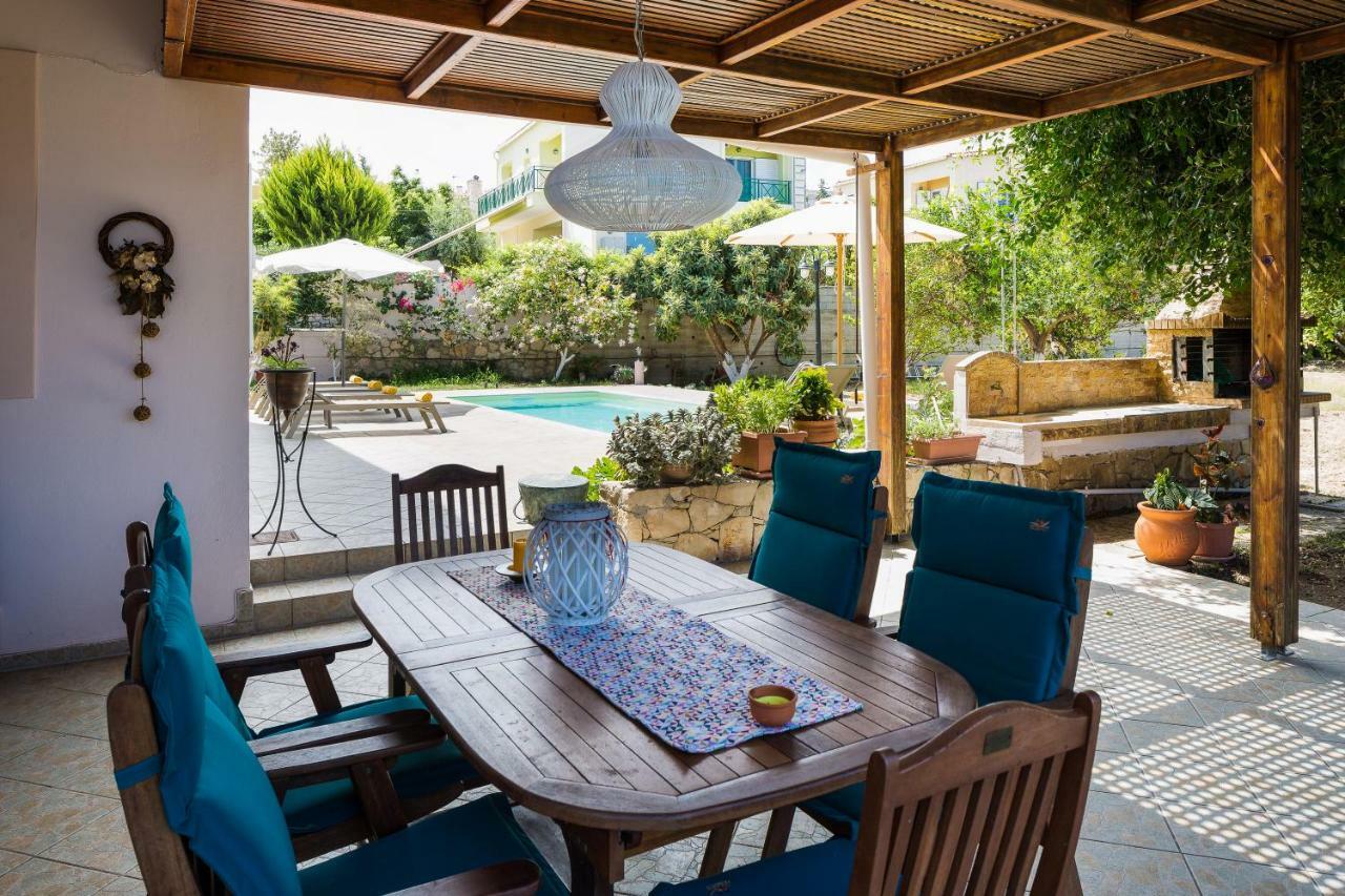 Carpe Diem-Luxury Villa With Private Pool Agia Paraskevi  Exterior foto